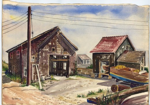 Boatyard Barns Boat On Trailer